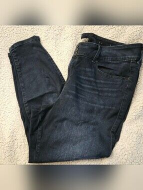 Torrid Women's Slim Straight Jeggings - Dark Blue Wash